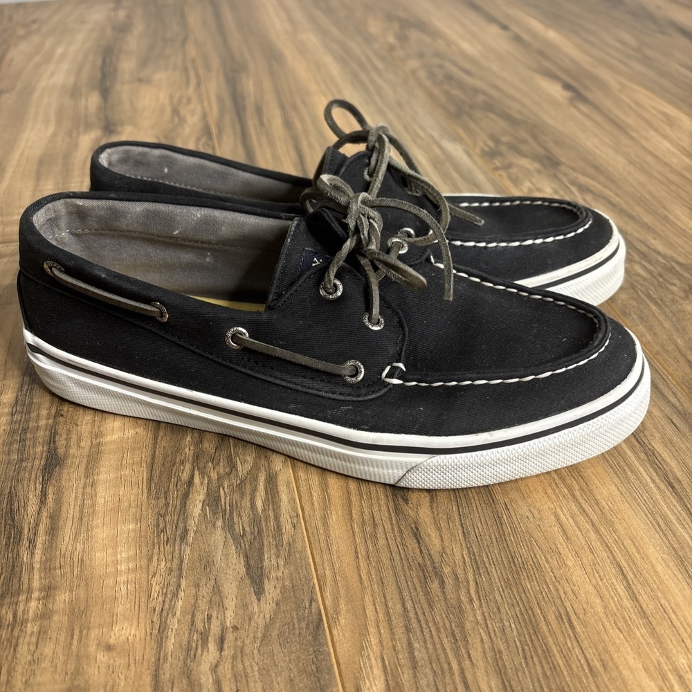 Sperry Top-Sider Men's 10.5 M‎ Casual Shoes Lace Up Black
